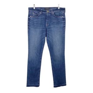 Level 99 | Anthropologie Morgan Slouchy Straight Jeans Size 27 Style EY2C62